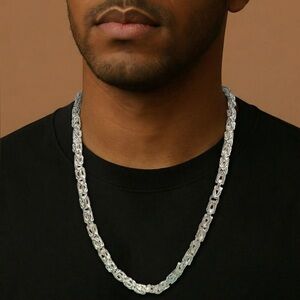 Silver Chain 925 Necklace rope chain